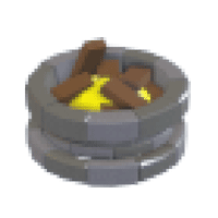 Premium Fire Pit  - Ultra-Rare from Camping Kit (Robux)